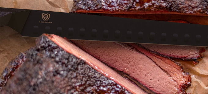 Dalstrong Shadow Black matte brisket knife