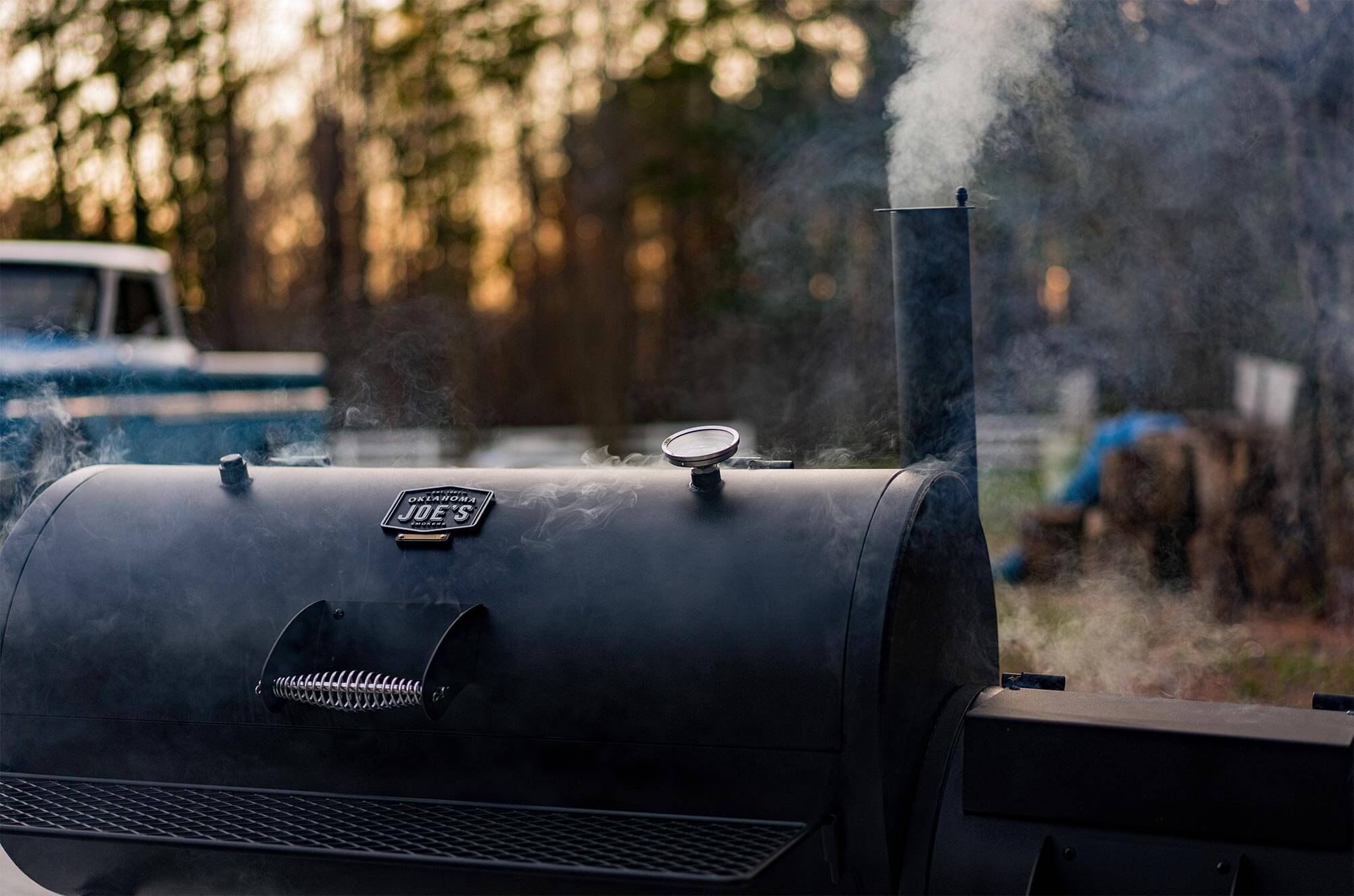 Oaklahoma Joe Highland offset smoker